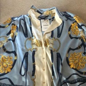 Silk Designer inspired blouse